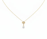 Golden Radiance Bloom Necklace B115