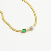 Golden Elegance Duo Necklace B142