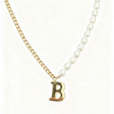 Bold B Pearl Harmony Necklace - B296
