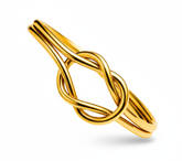 Golden Knot Bangle Bracelet B001