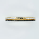 Golden Bracelet Crystal Accents B005