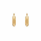 Classic Gold Hoop Earrings - B635