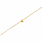 Classic Heart Gold Bracelet - B597