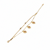 Triple Evil Eye Protection Bracelet - B491