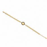 Golden Aura Coin Bracelet - B425