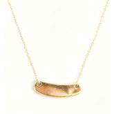 Golden Bar Minimalist Necklace - B243