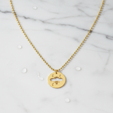 Golden Bee Glow Necklace - B533