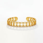 Golden Block Cuff - B048
