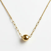 Golden Bold Bead Chain - B232