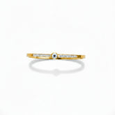 Golden Crystal Focus Bracelet - B037