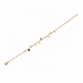 Golden Disco Coin Bracelet - B513