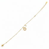 Golden Glow Stone Bracelet - B527