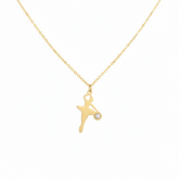 Golden Grace Dancer Necklace - B549