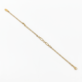 Golden Halo Link Bracelet - B517