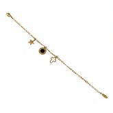 Golden Midnight Charm Bracelet - B522