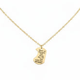 Golden Mommy Love Pendant Necklace - B223