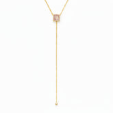 Golden Pink Gem Chain - B229