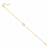 Golden Raindrop Bracelet - B512