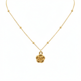 Golden Rose Glow Necklace - B540