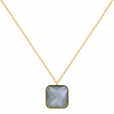 Golden Mist Pendant Necklace - B209