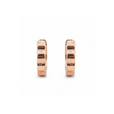 Golden Ripple Hoops - B373