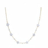 Golden Starlight Pearl Necklace B130