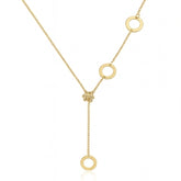 Golden Harmony Circles Necklace B131