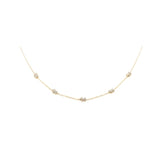 Golden Puppy Charm Necklace B139