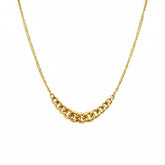 Golden Bold Chain Necklace B143