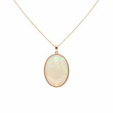 Opal Glow Gold Necklace - B571