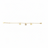 Royal Charm Crown Bracelet - B428