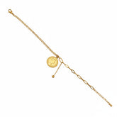 Star Charm Gold Bracelet - B596