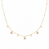 Star Pearl Glow Necklace - B554