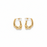 Wave Hoop Earrings - B699