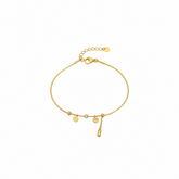 Golden Charm Elegance Bracelet - B444