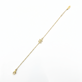 Golden Leaf Elegance Bracelet - B451