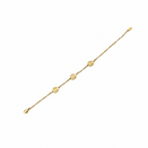 Golden Leaf Trio Bracelet - B443