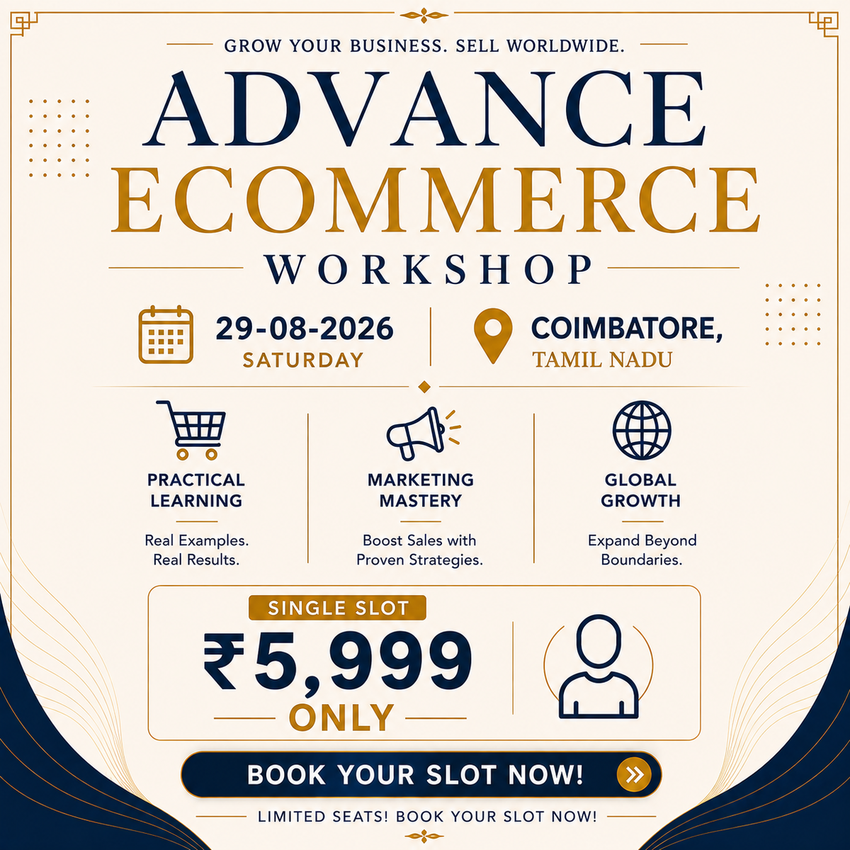ADVANCE AMAZON WORKSHOP - 29 AUG SINGLE PASS