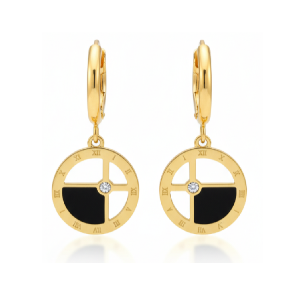 Eternal Time Charm Earrings - B338