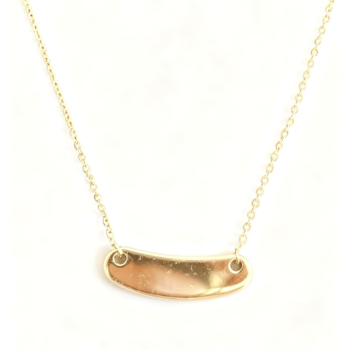 Golden Bar Minimalist Necklace - B243
