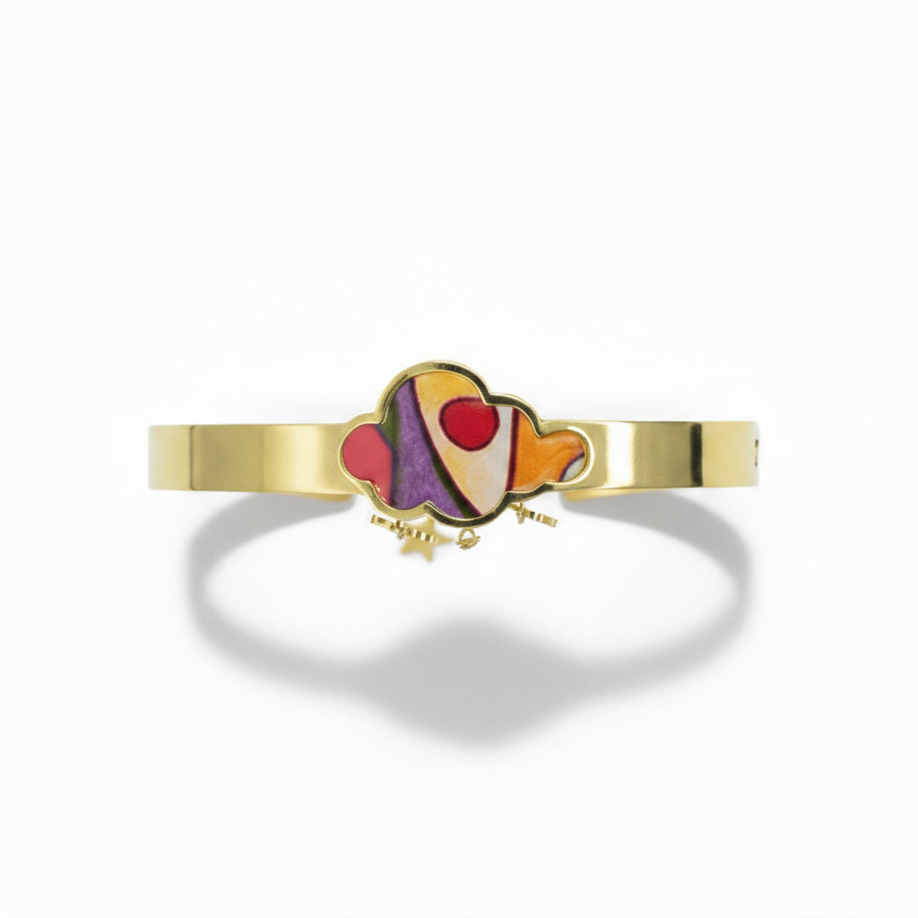 Golden Celestial Charm Bracelet - B045