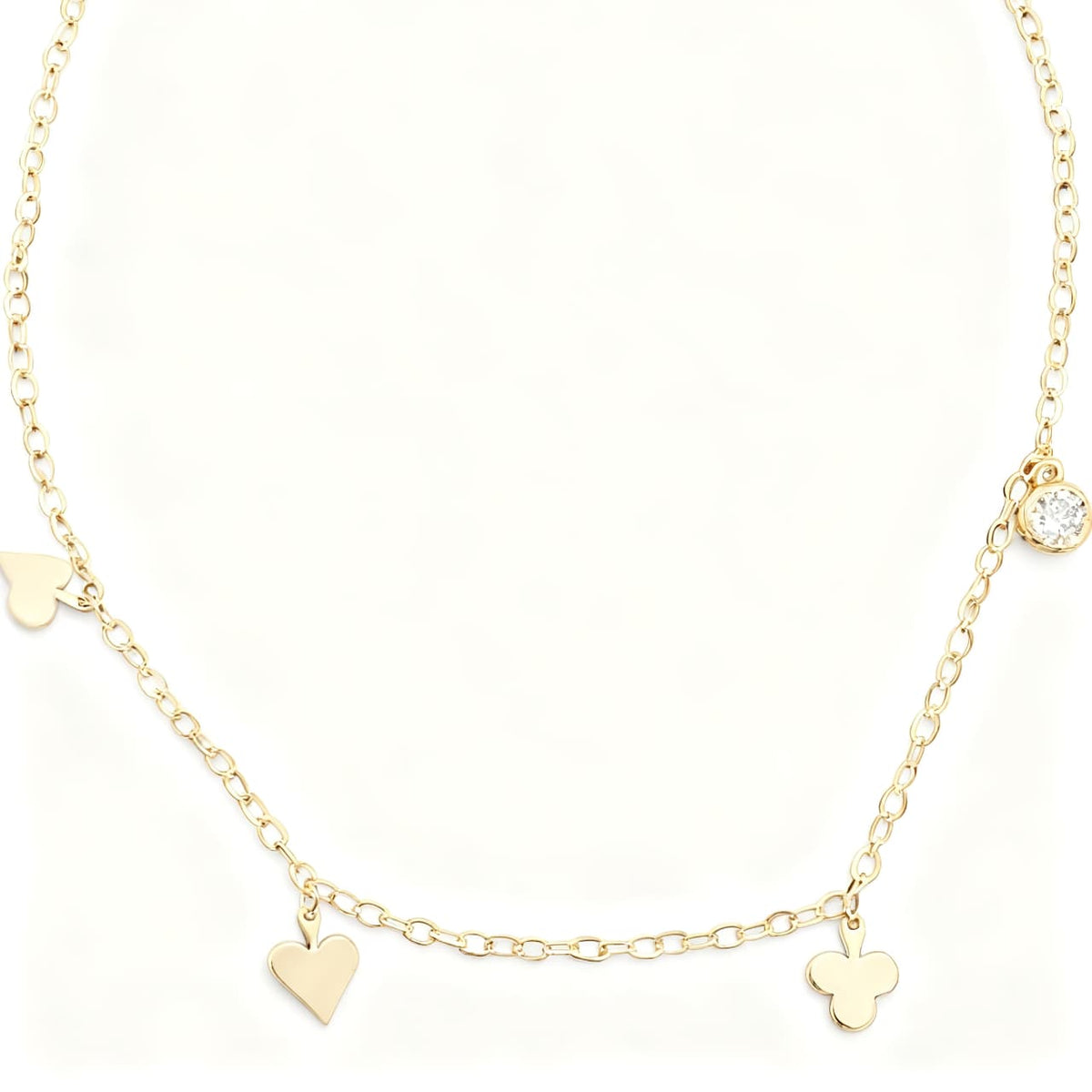 Golden Charms Delight Necklace - B253