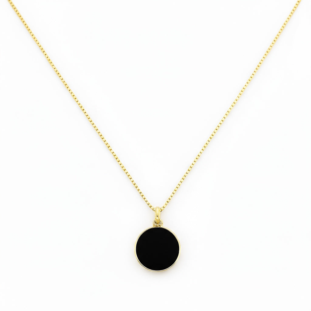Golden Eclipse Necklace - B208