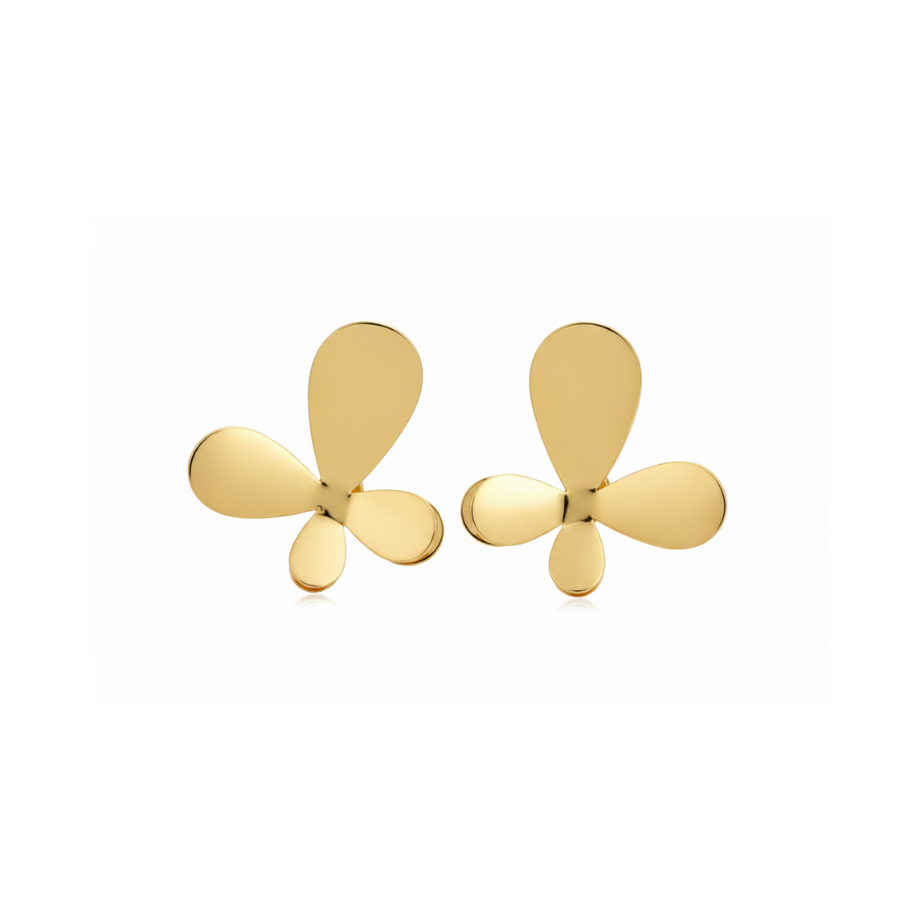 Golden Flora Studs - B371