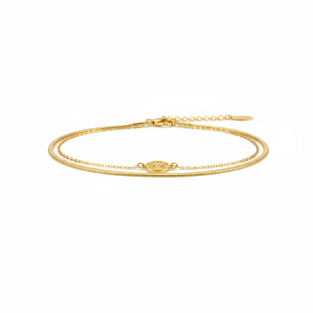 Golden Orbit Bracelet - B524