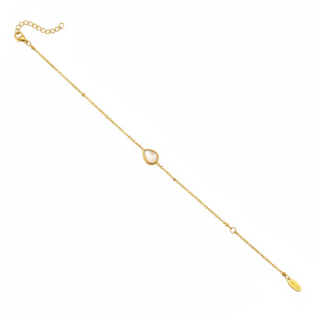 Golden Raindrop Bracelet - B512