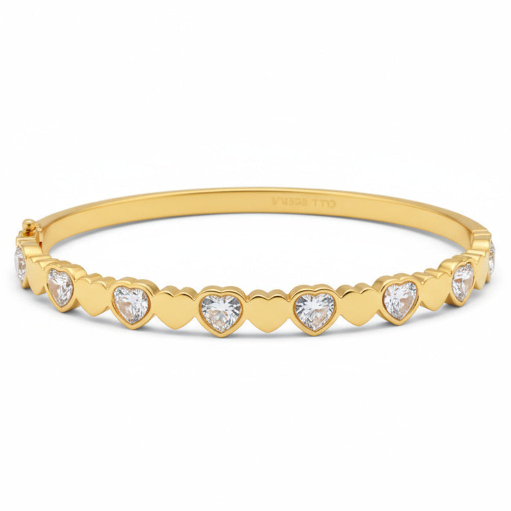 Golden Heartshine Bracelet - B023