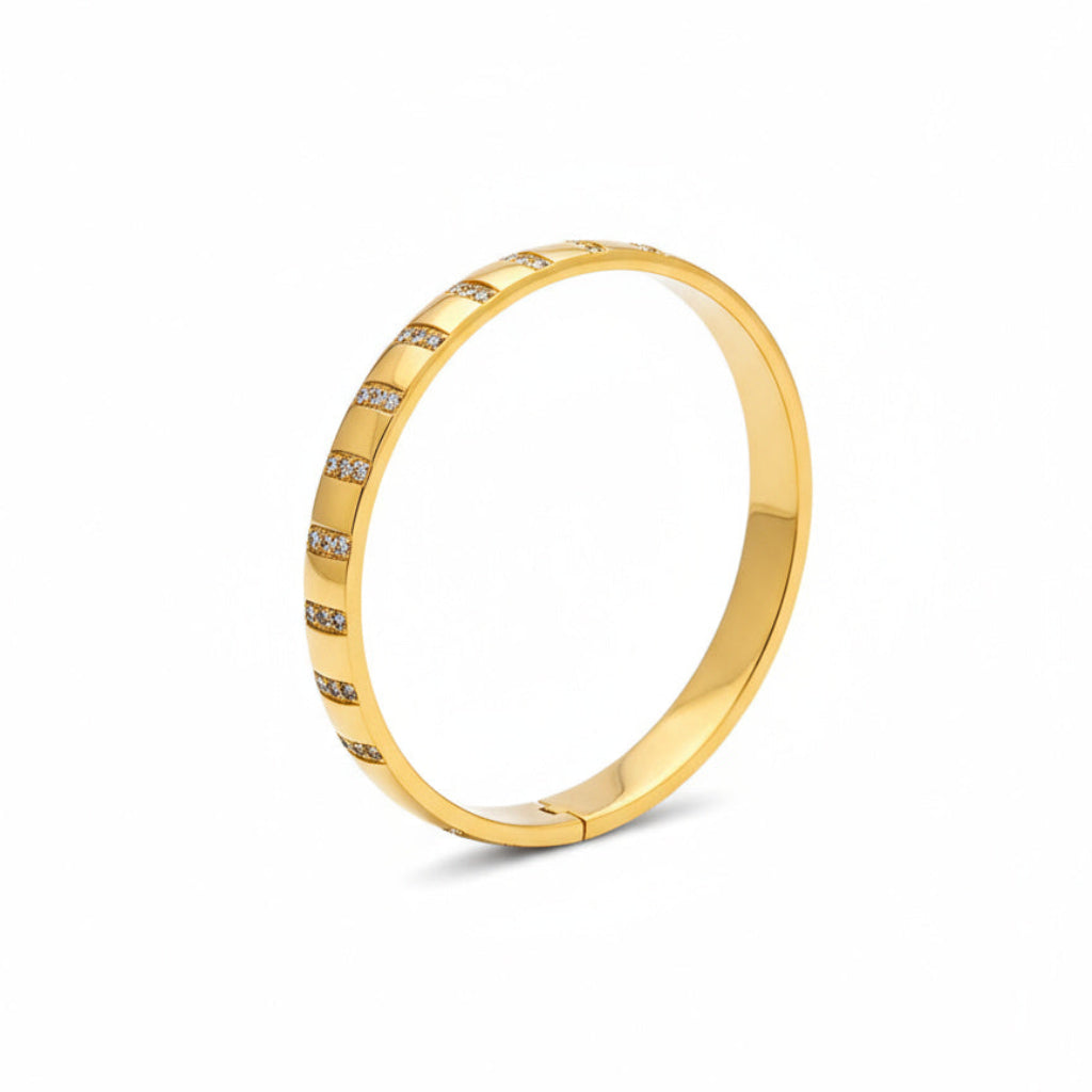 Golden Stone Stripe Bracelet - B020