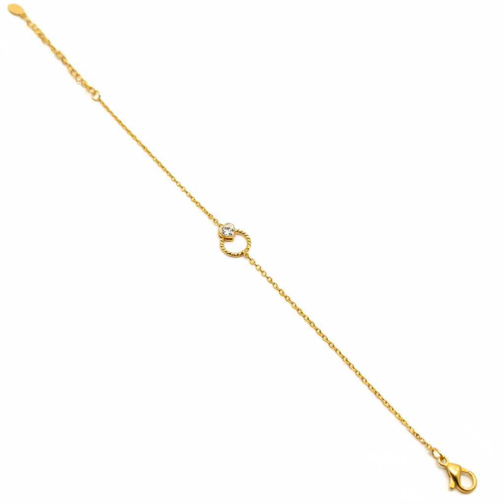 Golden Halo Charm Bracelet - B519