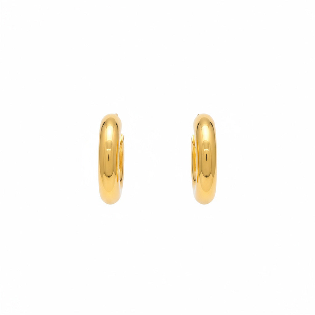 Mini Gold Hoop Earrings- B637